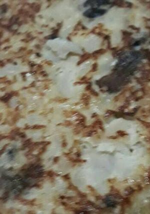 Una foto de Tortilla de coliflor