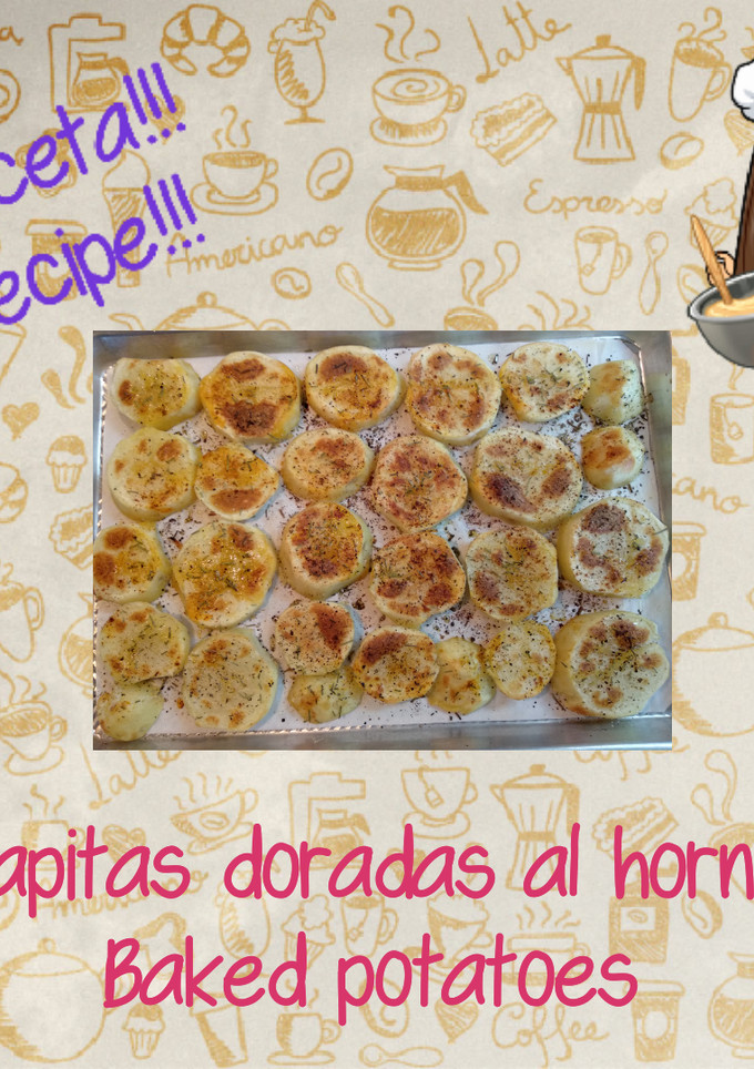 Una foto de Papitas doradas al horno