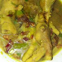 A picture of Soto Ceker Empuk Enak Gurih.