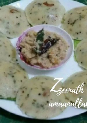 A picture of Suji or Rava Idlis.