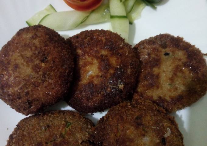 Steps to Prepare Super Quick Homemade Crispy shami kabab