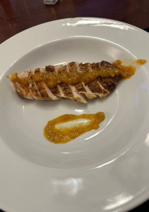A picture of Spicy Mango Sauce (for fish or chicken).
