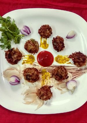 A picture of Crispy Rice balls.