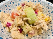 A picture of avacado salad