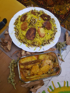 عکسی از دستور لوبیا پلو شیرازی