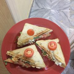 A picture of Veggies sandwich.