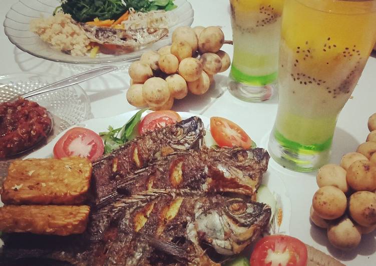 Bahan-bahan Nila goreng garing yang nikmat Untuk Jualan