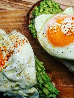 A picture of Egg Avocado Toast.