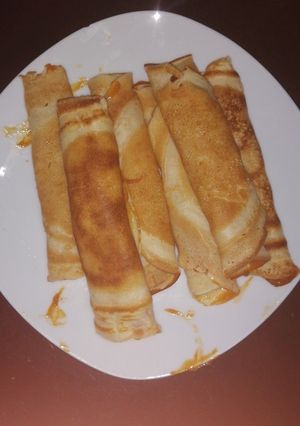 Una foto de Panqueques con esencia de vainilla 💖