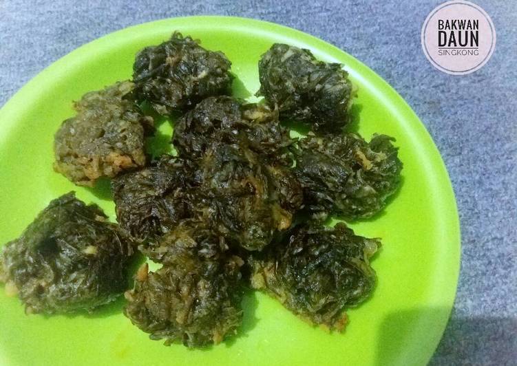 Bahan Bakwan daun singkong | Bahan Membuat Bakwan daun singkong Yang Paling Enak