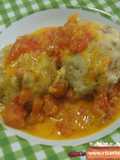 Canederli gorgonzola e pomodori