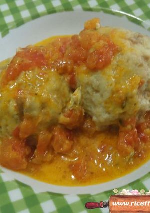Foto di Canederli gorgonzola e pomodori