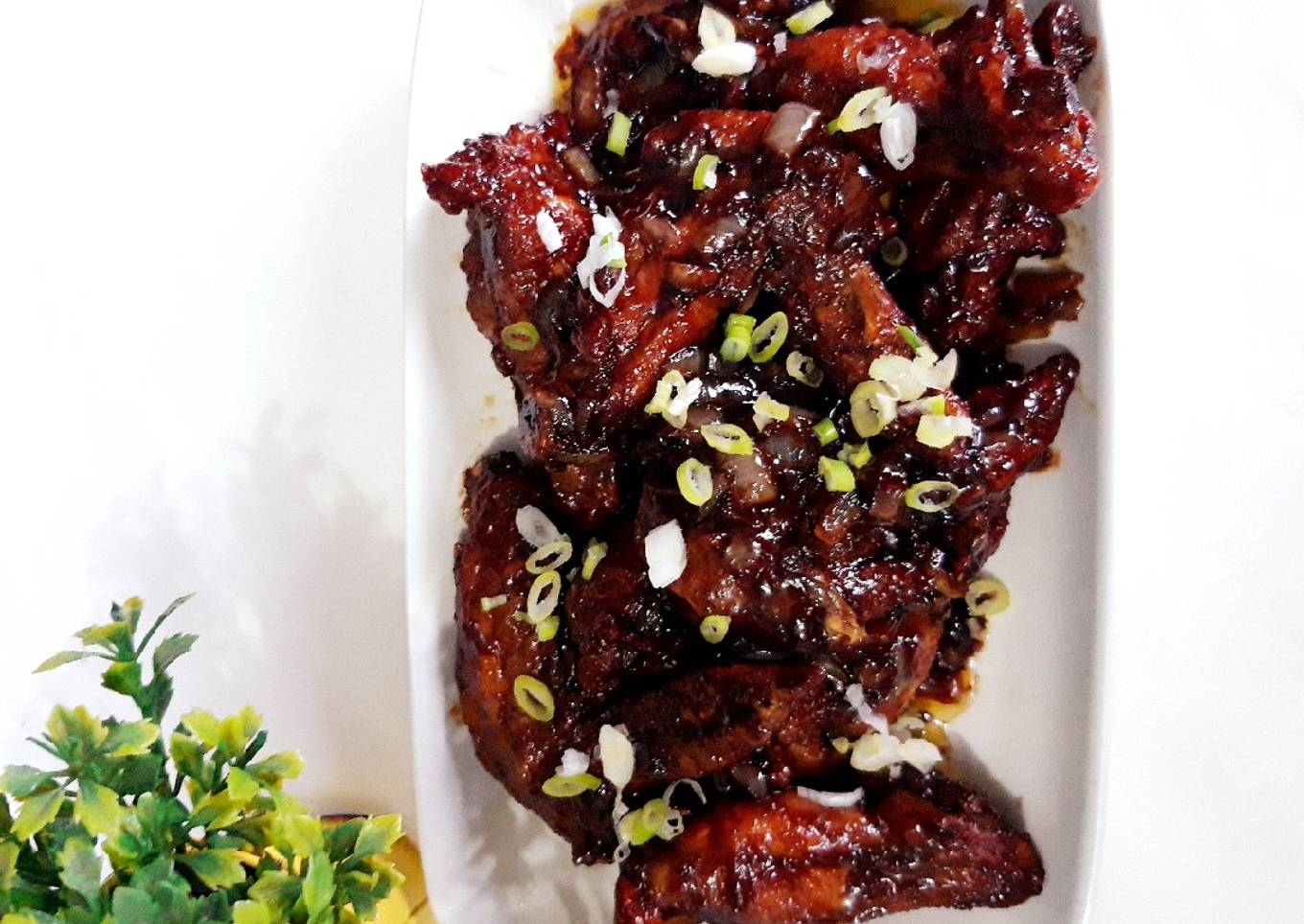Sayap ayam goreng kecap mentega