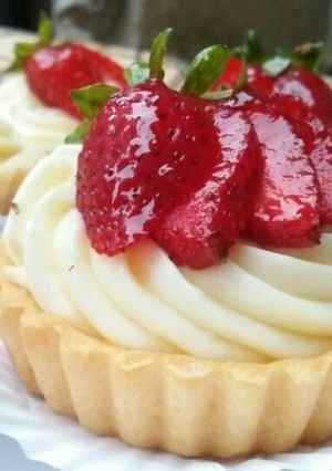 صورة لوصفة تارتولات بالفراولة