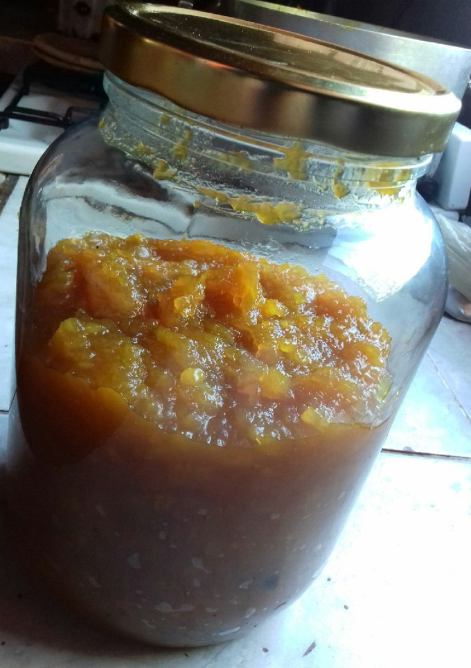 Una foto de Dulce de zapallo