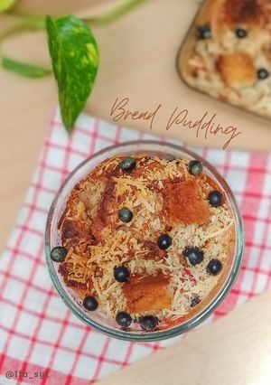 Foto resep Bread Pudding roti selai