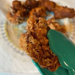 Karaage (fried chicken) A picture of Karaage (fried chicken).
