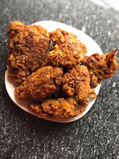 A picture of KFC chicken.