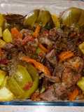 Corzo en salsa con verduras