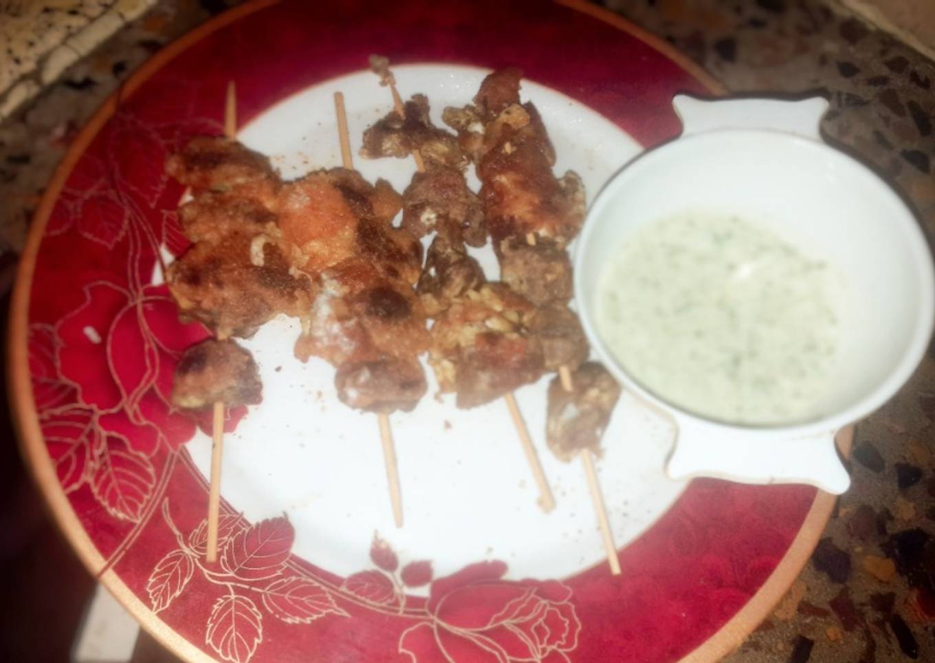 Fried stick boti