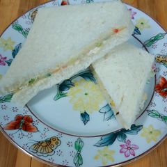 A picture of Mayonnaise & Cheese Sandwich.