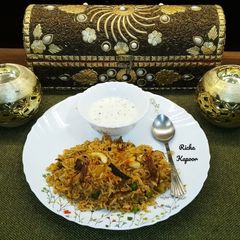 A picture of Shahi Veg Biryani.