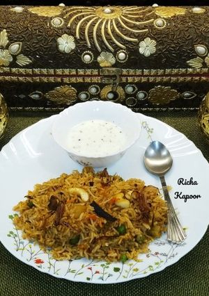 A picture of Shahi Veg Biryani.