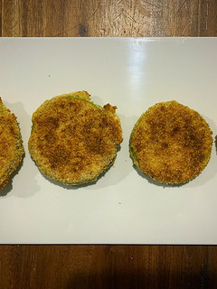 Una foto de Tortitas de calabacín