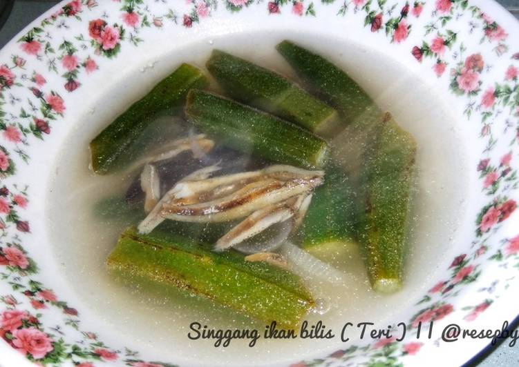 Singgang ikan bilis (ikan Teri)