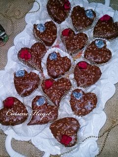 صورة لوصفة صابلي بريستيج قلوب الفيريرو روشيه و الذوق غرااااام 😋🥜🌰🍪