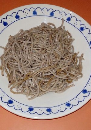 Una foto de Fideos integrales caseros