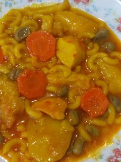 Una foto de Cazuela de fideos con bacalao