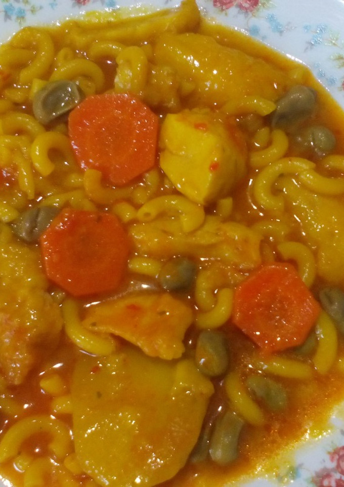 Una foto de Cazuela de fideos con bacalao