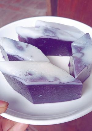 Hình của món Rau câu khoai lang tím.