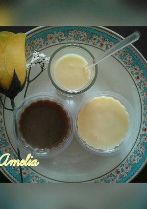 Foto resep Puding Simple Cappucino Vla