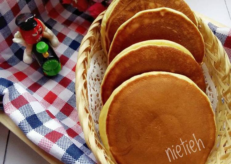 Bagaimana Membuat Dorayaki (no mixer) Anti Gagal