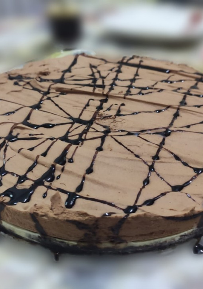 Una foto de Tarta de nata y chocolates