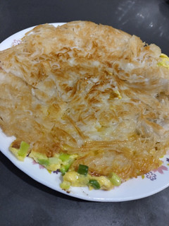古早味麵線煎(方便素)(點心料理)(月底料理)(簡單料理)(一鍋到底料理) 的食譜成品照片