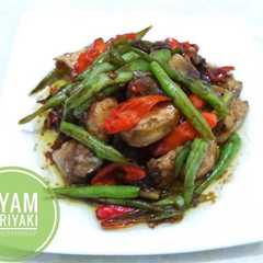 A picture of Ayam teriyaki.
