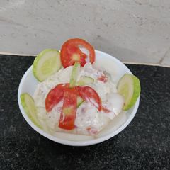 A picture of Mix veg raita.