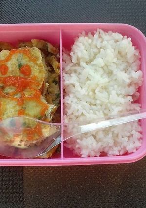 Foto resep Omelete sayur simple