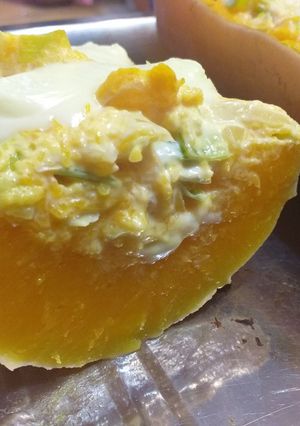 Una foto de Zapallo relleno