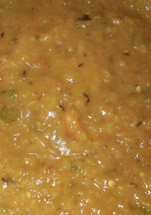 A picture of Yellow daal.