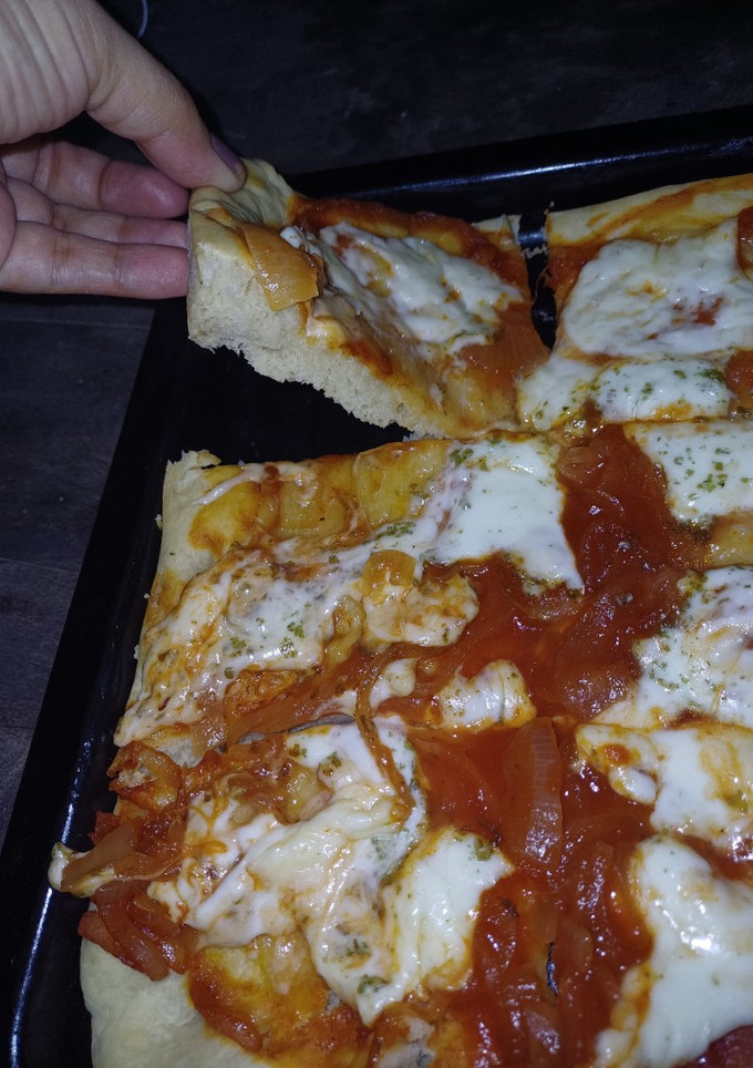 Una foto de Mi masa de pizza casera