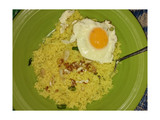 INSPIRASI MENU ANAK KOS PART 1: Nasi kuning ala ala