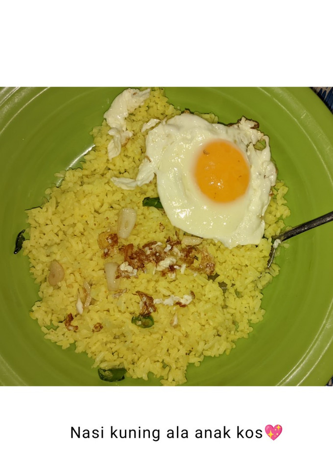 Foto resep INSPIRASI MENU ANAK KOS PART 1: Nasi kuning ala ala