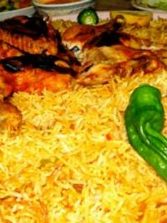 صورة لوصفة دجاج مشوي بدون فرن مع ارز على طريقتي