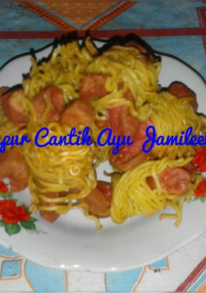 Foto resep Mie gulung sosis😊