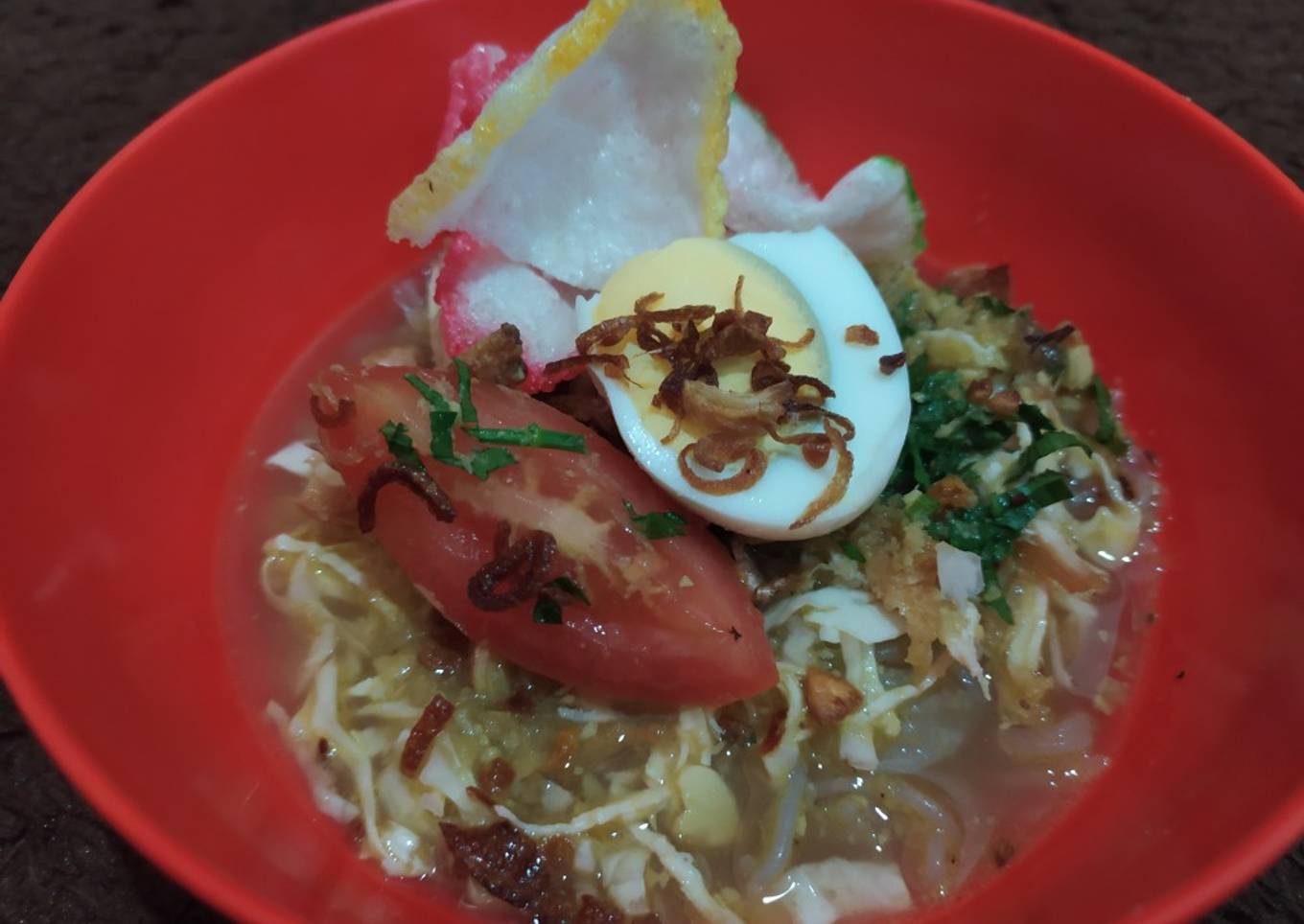 Soto ayam bening