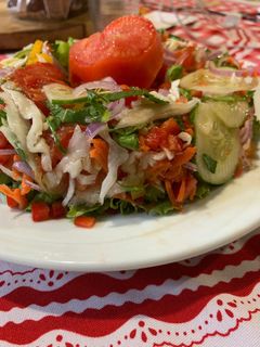 Una foto de Sólo ensalada